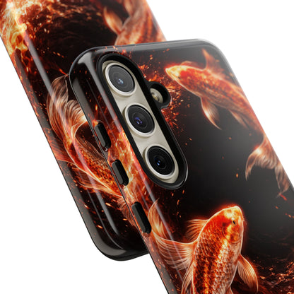 Fire Koi • Samsung Galaxy S24 • MagSafe® Tough Case • Wireless Friendly