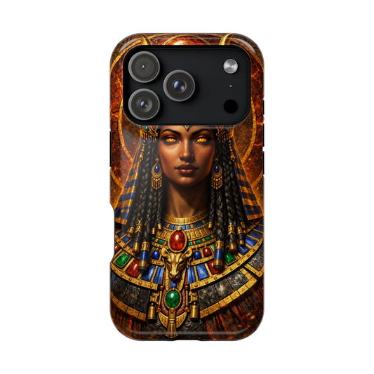 Hathor • Harmony • Egyptian Hieroglyphics™ Series • Apple iPhone 17 Pro • MagSafe® Tough Case