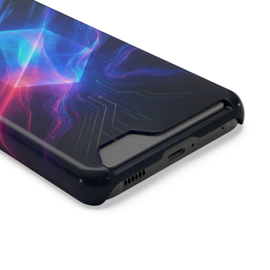 Crystal Silicone • Samsung Galaxy S22 • Tough Case with Card Holder • Wireless Friendly