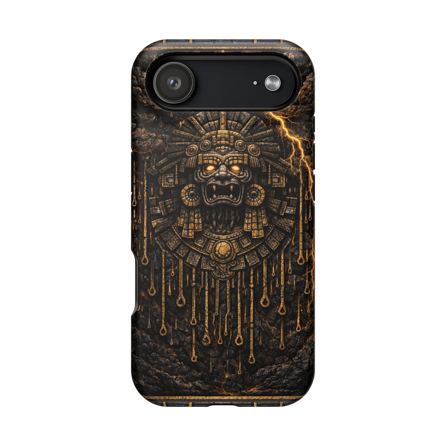 Tlaloc • Storm Covenant • Empire of the Fifth Sun™ • Apple iPhone 17 Pro • MagSafe Tough Case