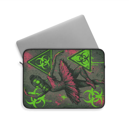 Biohazard Ballerina • Single Zipper Laptop Sleeve
