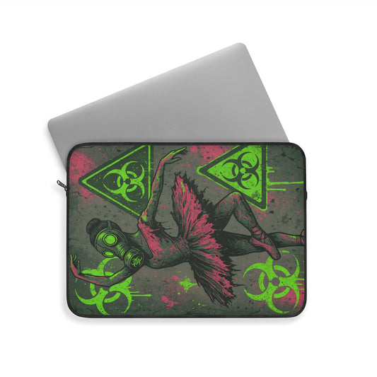 Biohazard Ballerina • Single Zipper Laptop Sleeve