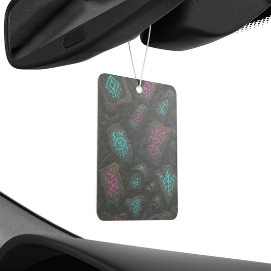 Urban Glyphs • Car Air Freshener