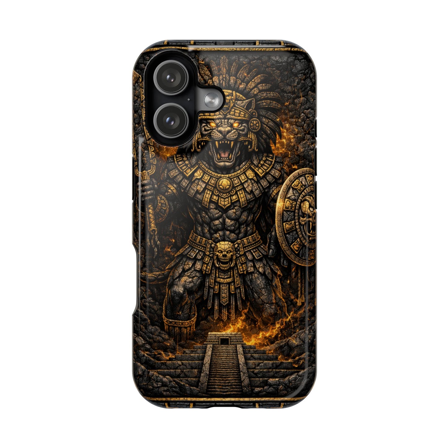Ocelotl • Jaguar Ascendancy • Empire of the Fifth Sun™ • Apple iPhone 17 Pro • MagSafe Tough Case