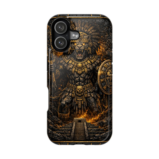 Ocelotl • Jaguar Ascendancy • Empire of the Fifth Sun™ • Apple iPhone 17 Pro • MagSafe Tough Case