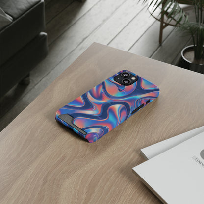 Chrome Illusion • Apple iPhone 13 • MagSafe® Tough Case with Card Holder