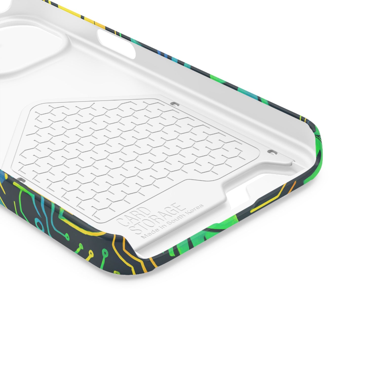 Cyber Tropics • Apple iPhone 13 • Tough Case with Card Holder • MagSafe®