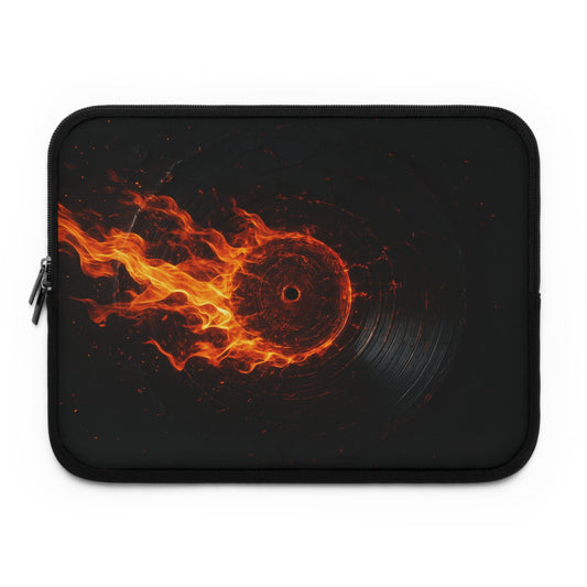 Vinyl Inferno • Dual Zipper Laptop Sleeve