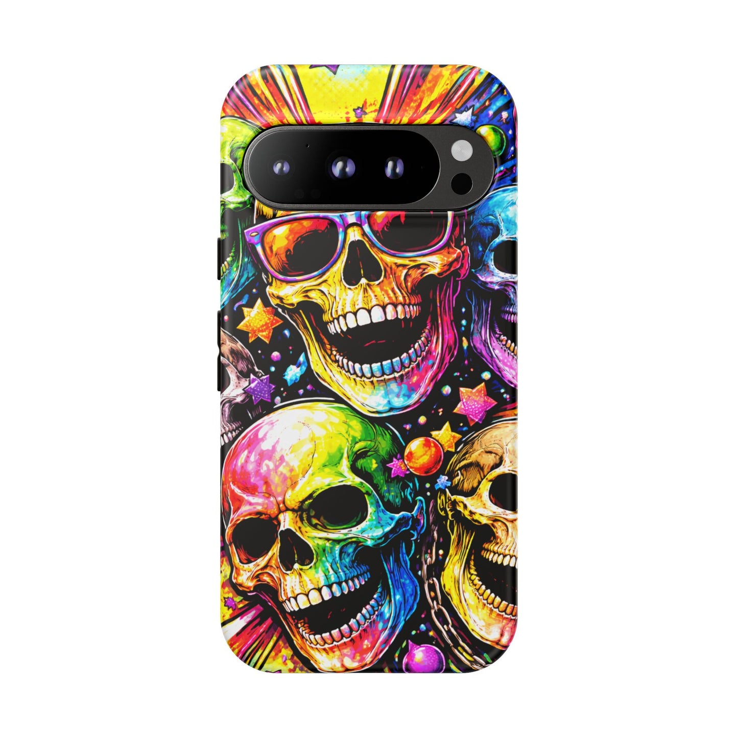 Chromatic Carnage • Google Pixel 9 • Tough Case • Wireless Friendly