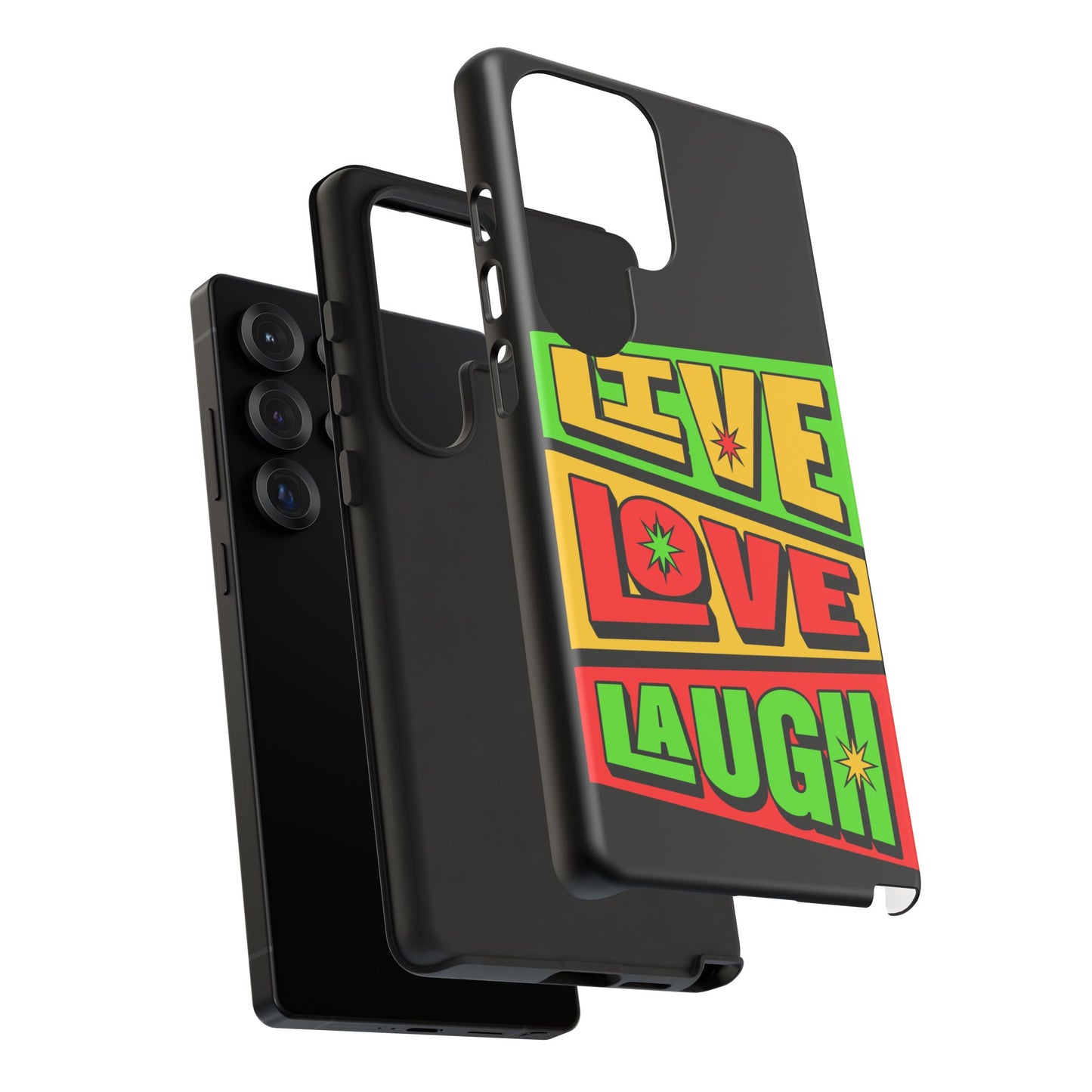 Live Love Laugh • Samsung Galaxy S25 • Wireless Friendly • Tough Case
