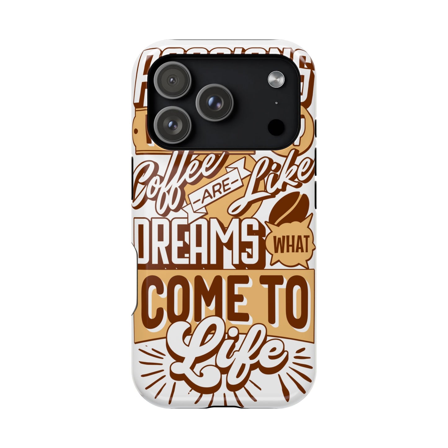 Fueled By Coffee • Apple iPhone 17 Pro • MagSafe® Tough Case