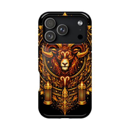 Aries • Elemental Armor • Inferno Authority • Apple iPhone 17 Pro • MagSafe Tough Case