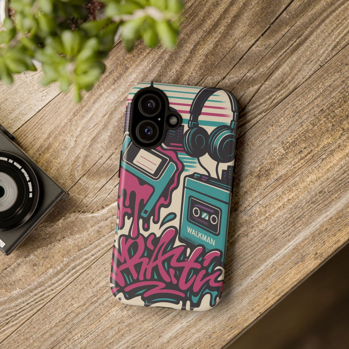 Retro Beats • Apple iPhone 16 • MagSafe® Magnetic Tough Case