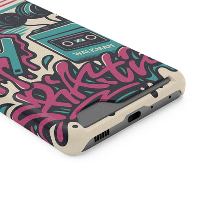 Retro Beats • Samsung Galaxy S21 • MagSafe® Tough Case with Card Holder