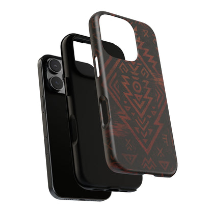Tribal Glitch • Apple iPhone 16 • MagSafe® Magnetic Tough Case