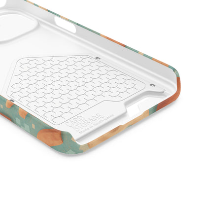 Pixel Clay • Apple iPhone 13 • MagSafe® Tough Case with Card Holder