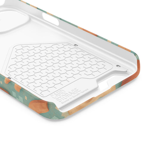 Pixel Clay • Apple iPhone 13 • MagSafe® Tough Case with Card Holder