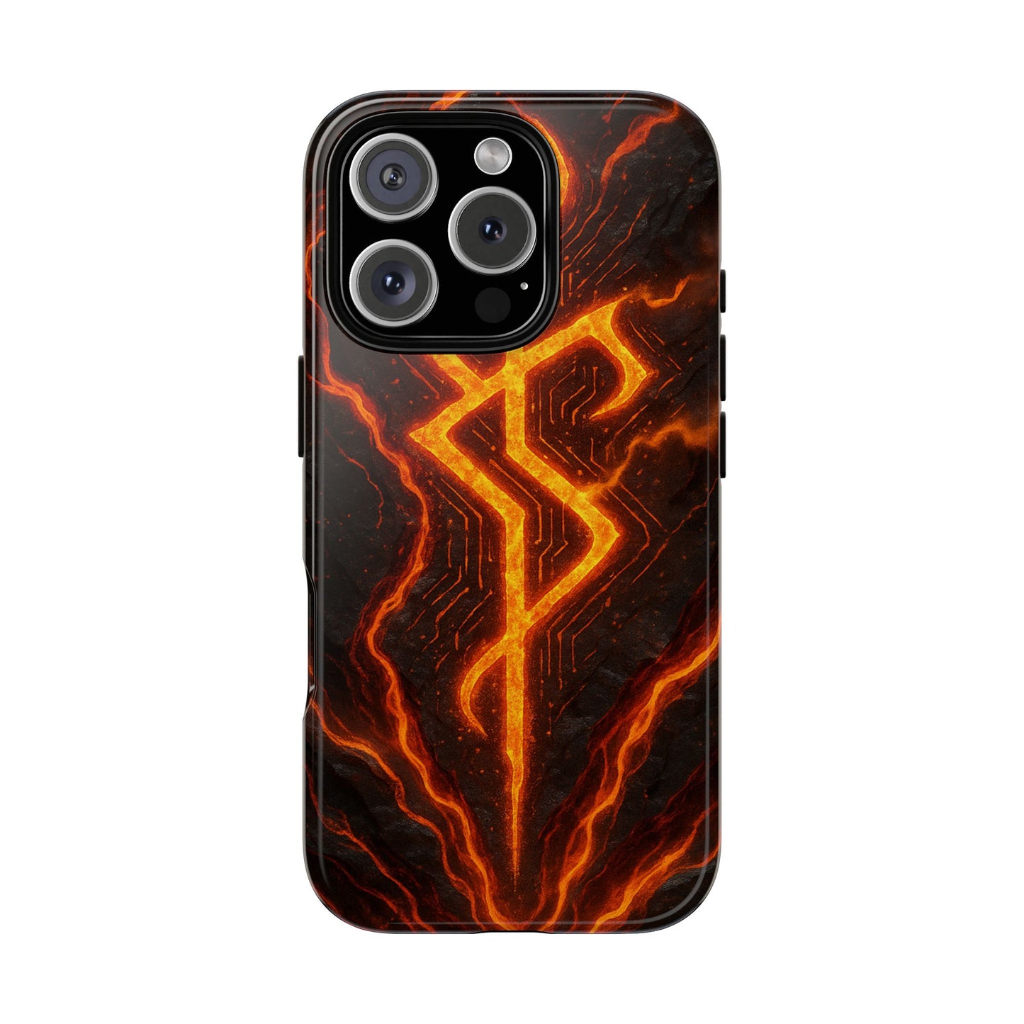 Molten Glyph • Apple iPhone 16 • MagSafe® Magnetic Tough Case