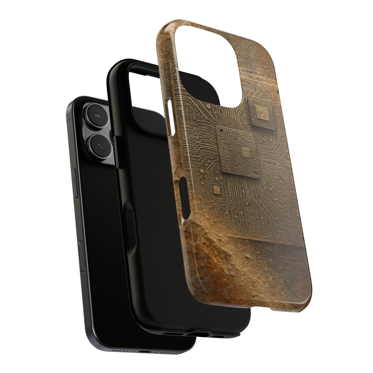 Sand Circuit • Apple iPhone 16 • MagSafe® Magnetic Tough Case