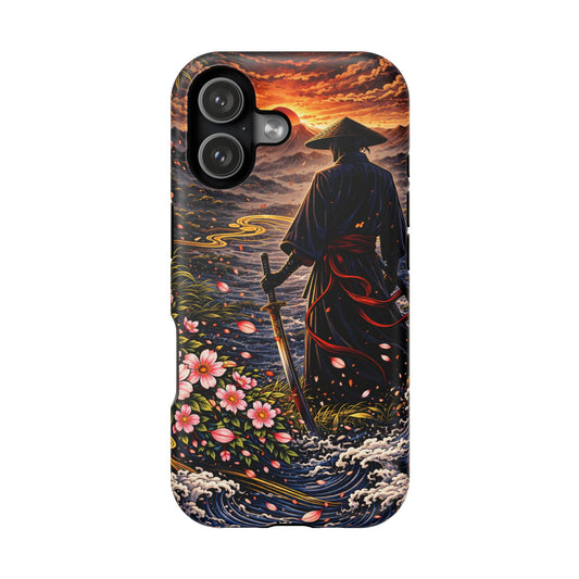 Silent Path – Measured Resolve • Obsidian Irezumi™ • Apple iPhone 17 Pro • MagSafe Tough Case