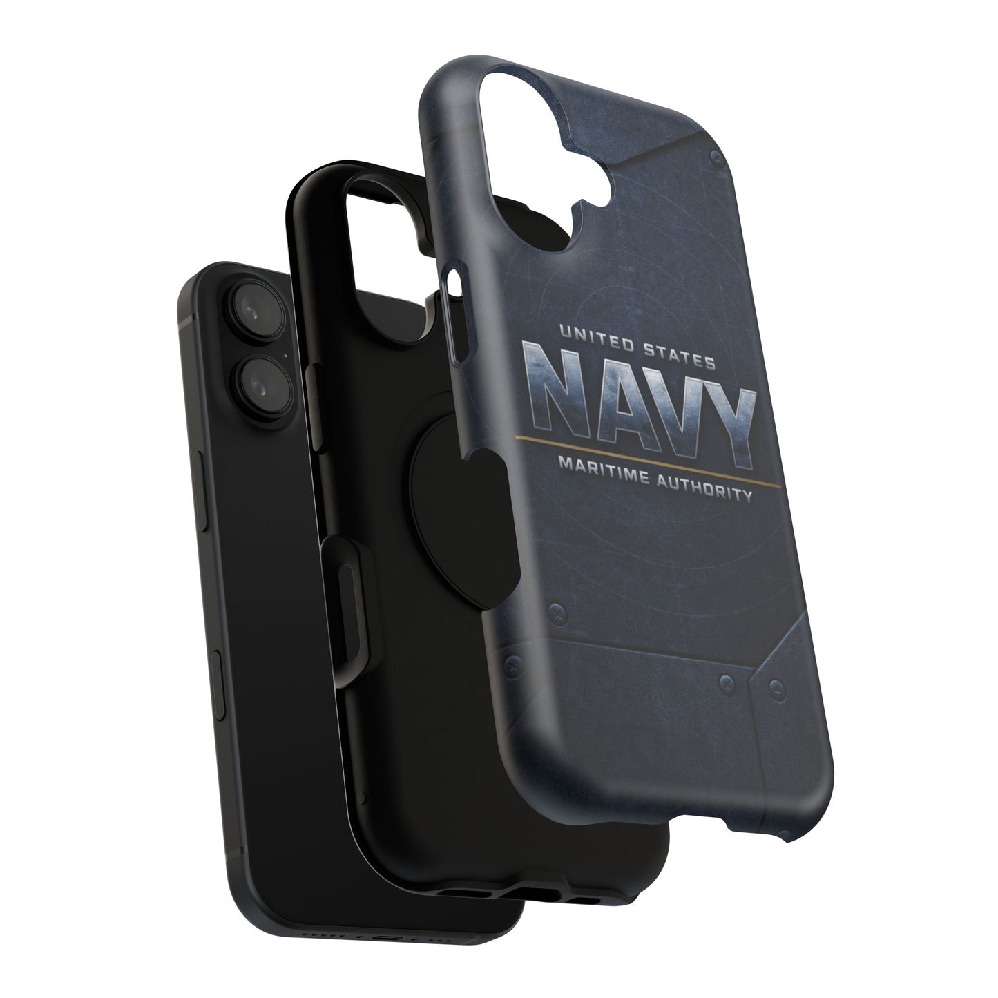 Navy • Sentinel Series • Maritime Authority • Apple iPhone 17 Pro • MagSafe Tough Case