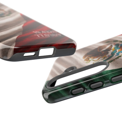 Mexico • Street Sovereign – Aztec Valor • Samsung Galaxy S25 • Wireless Friendly • Tough Case