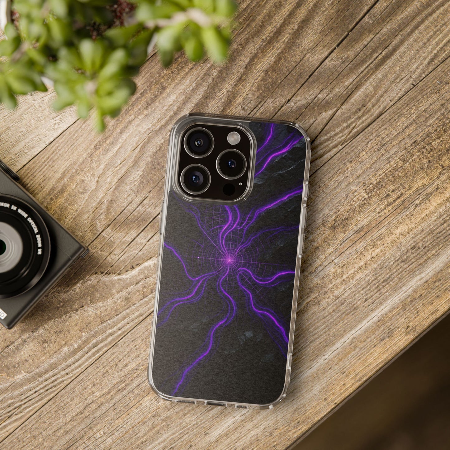 Pulse Grid • Apple iPhone 16 • Clear Case