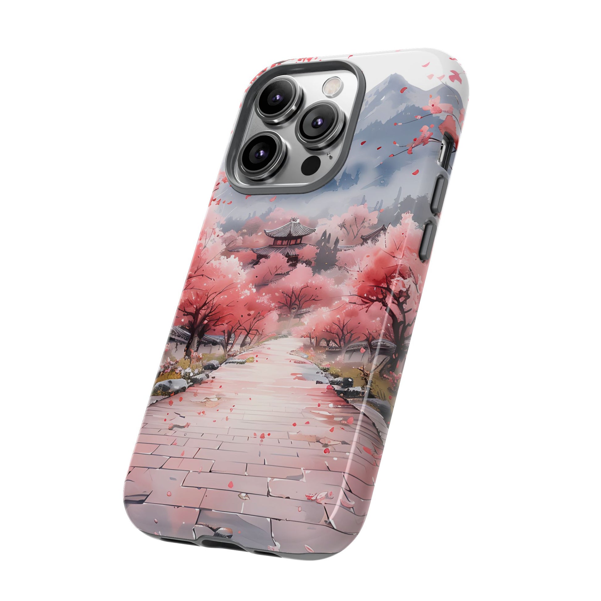Echo Pagoda • Apple iPhone 14 • MagSafe® Tough Case phone case by Black Hat Pixels