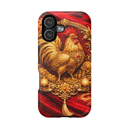 Rooster • Lunar Armor • Imperial Banner • Apple iPhone 17 Pro • MagSafe Tough Case
