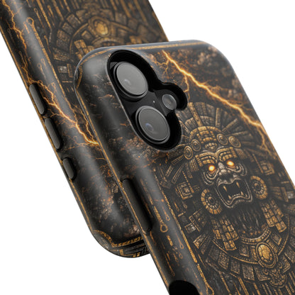 Tlaloc • Storm Covenant • Empire of the Fifth Sun™ • Apple iPhone 17 Pro • MagSafe Tough Case