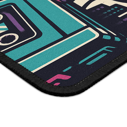 Retro Beats • Eco-Friendly Gaming Mouse Pad
