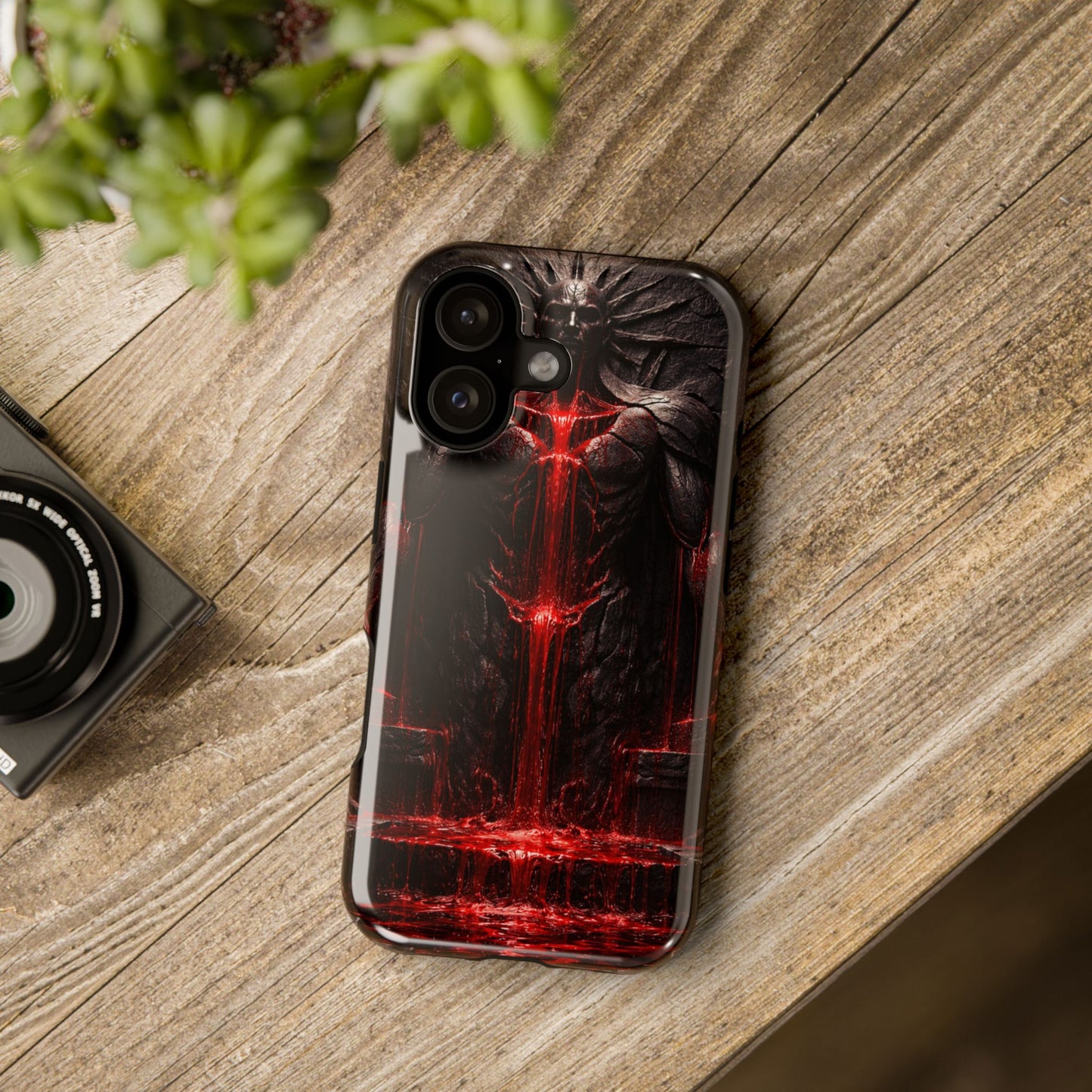 Valley of Ten Thousand Offerings • Obsidian Blood™ • The Price of the Sun • Apple iPhone 17 Pro • MagSafe® Tough Case