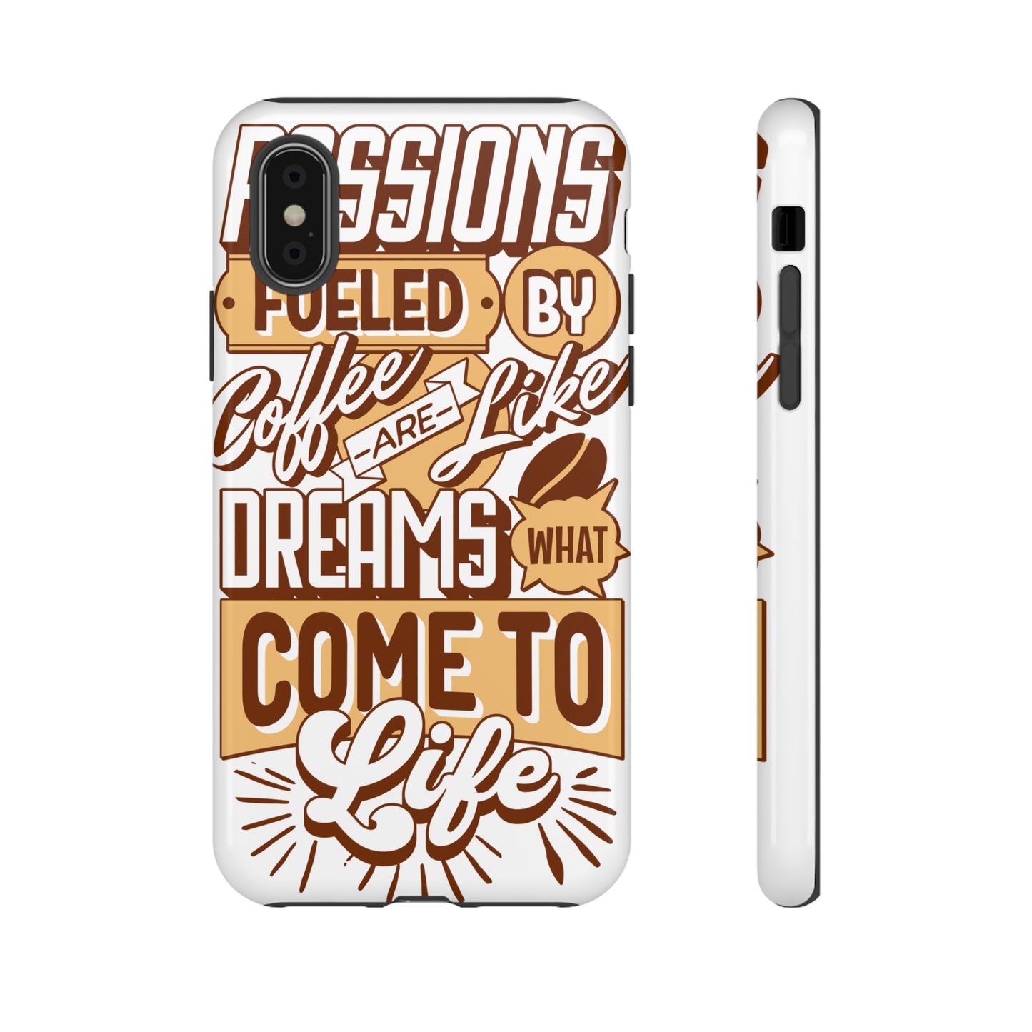 Fueled By Coffee • Apple iPhone X • MagSafe® Tough Case