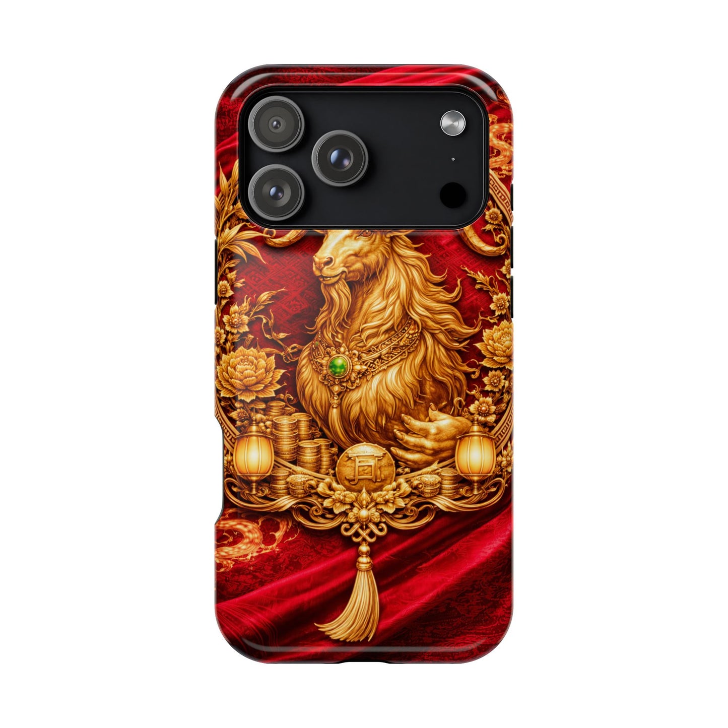 Goat • Lunar Armor • Imperial Banner • Apple iPhone 17 Pro • MagSafe Tough Case