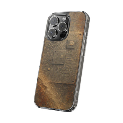 Sand Circuit • Apple iPhone 16 • Clear Case