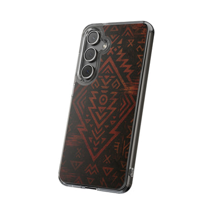 Tribal Glitch • Samsung Galaxy S24 • Clear Case