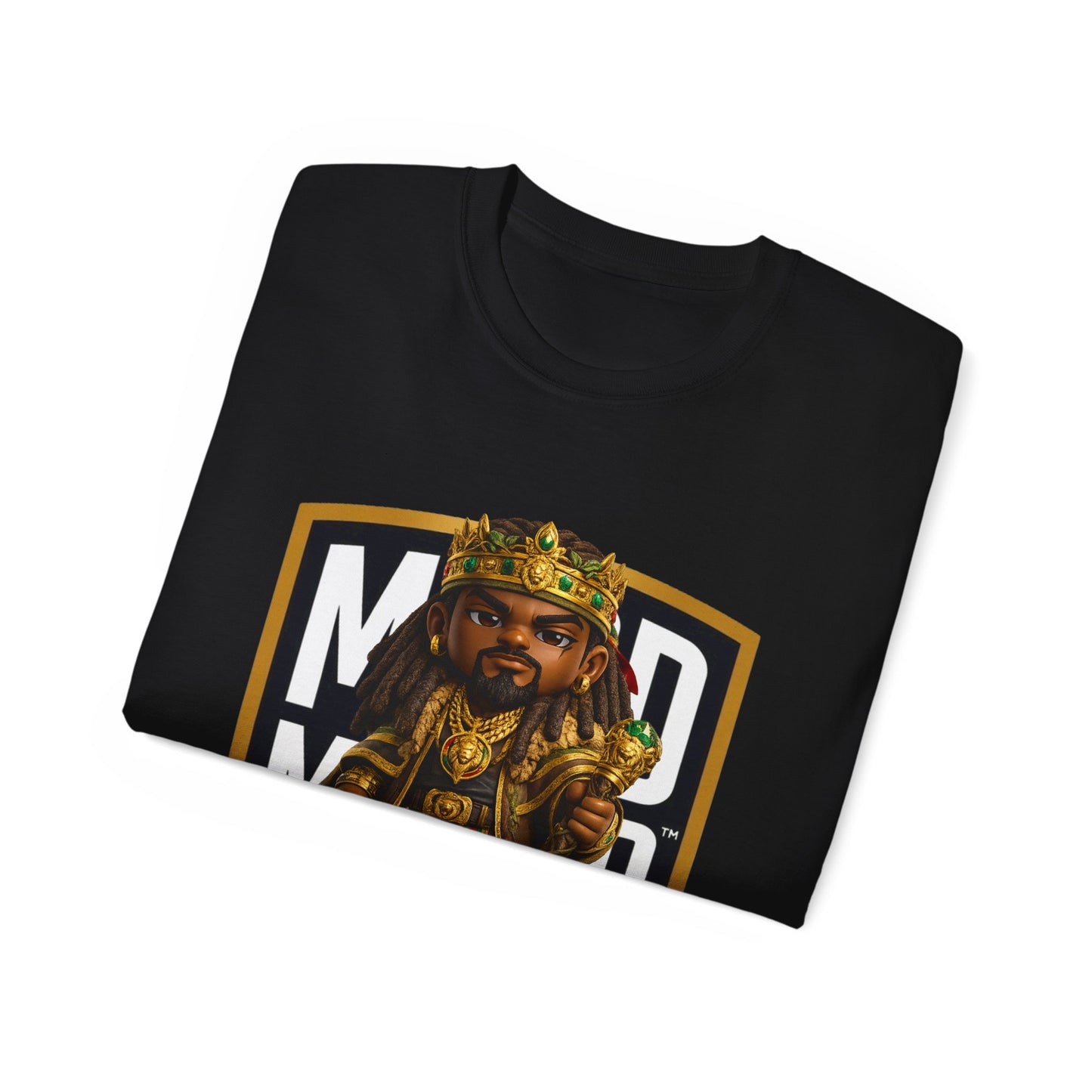 Malachi Sovereign • Crowned Dominion • Mood Militia • T-Shirt • Black Hat Pixels • Unisex
