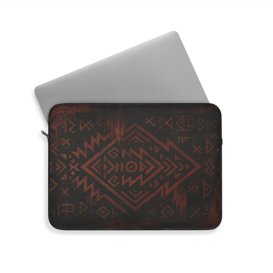 Tribal Glitch • Single Zipper Laptop Sleeve