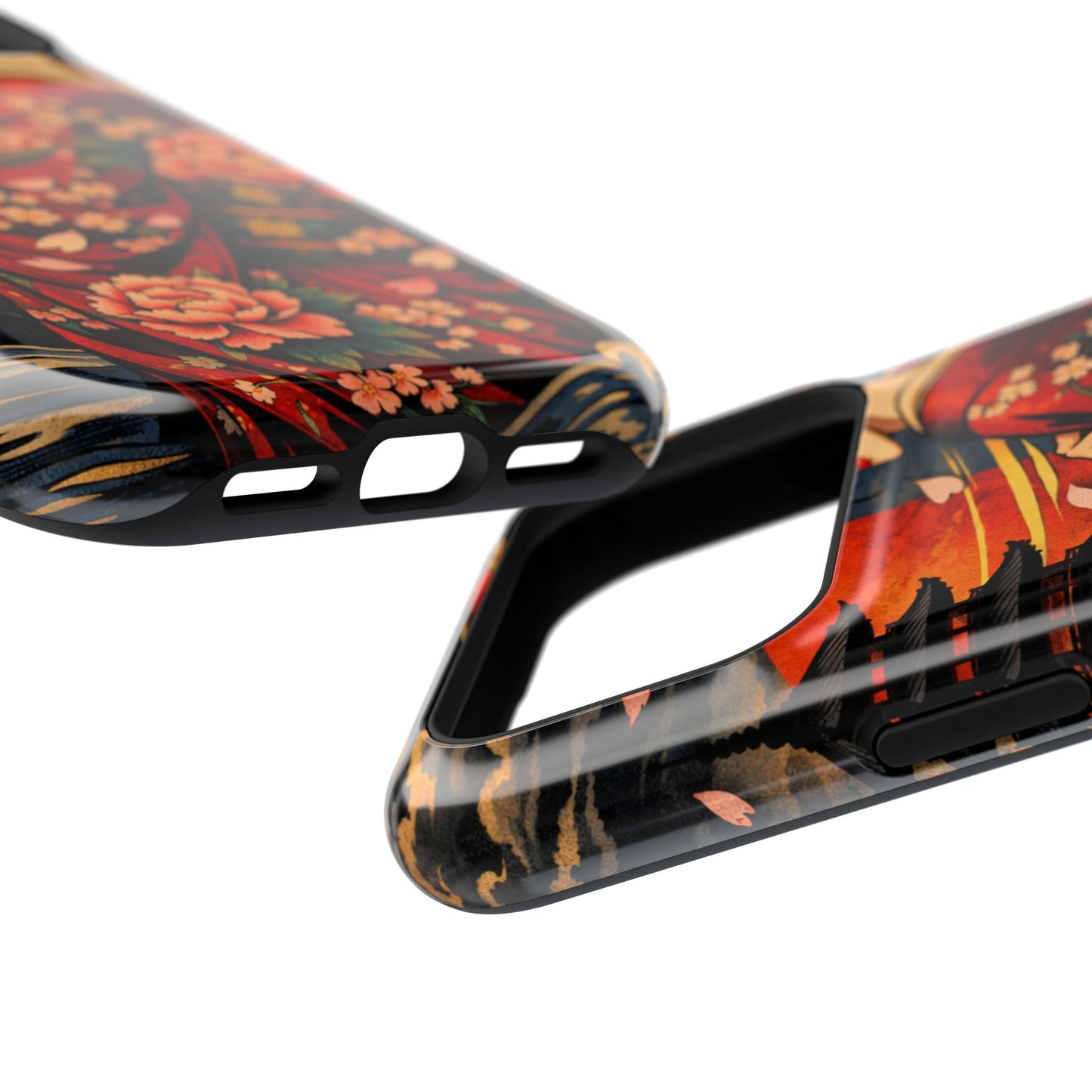 Veiled Grace – Hidden Reckoning • Obsidian Irezumi™ • Apple iPhone 17 Pro • MagSafe Tough Case
