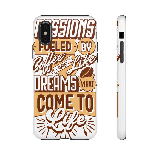 Fueled By Coffee • Apple iPhone X • MagSafe® Tough Case