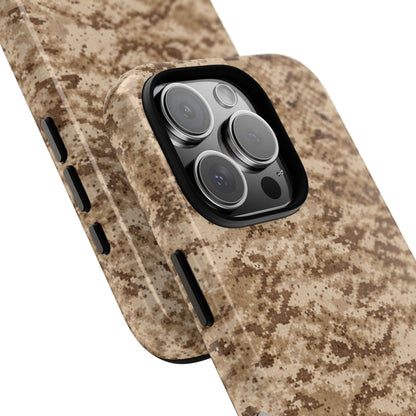 Desert Storm Camo • Apple iPhone 16 • MagSafe® Tough Case