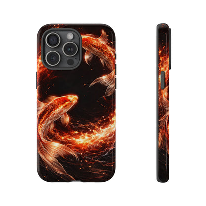 Fire Koi • Apple iPhone 15 • MagSafe® Tough Case