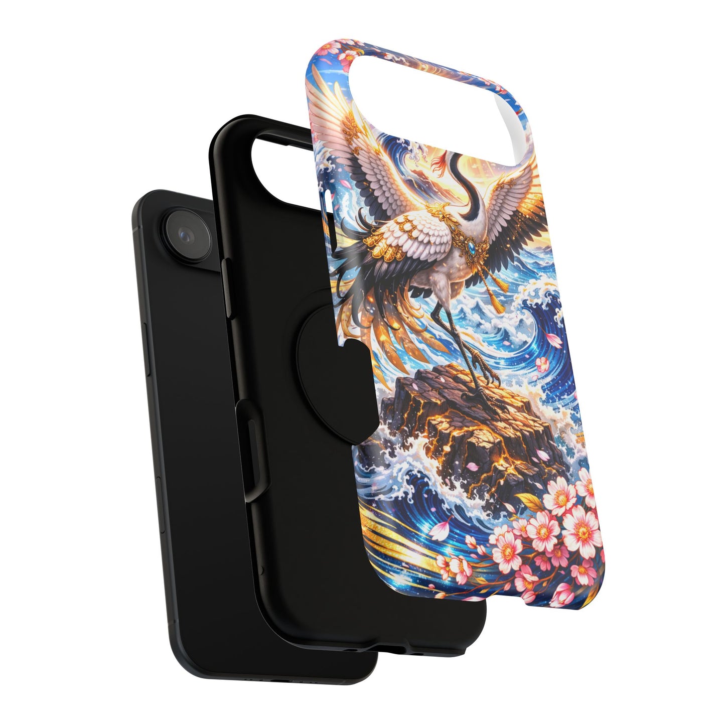 Radiant Ascent – Unbroken Honor • Obsidian Irezumi™ • Apple iPhone 17 Pro • MagSafe Tough Case