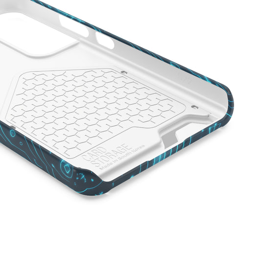Circuit Glyph • Samsung Galaxy S22 • MagSafe® Tough Case with Card Holder