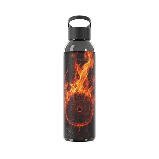 Vinyl Inferno • Sky Water Bottle 21.9 Oz