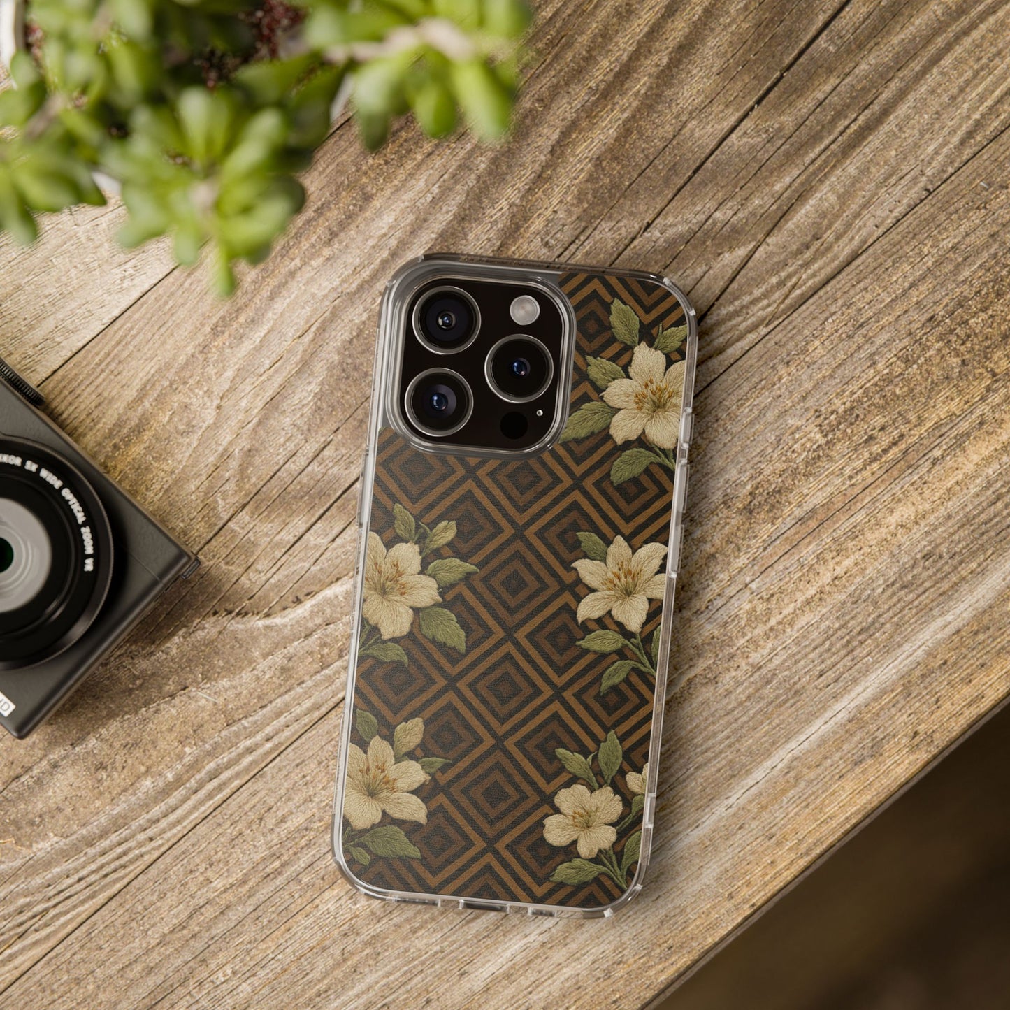 Velvet Bloom • Apple iPhone 16 • Clear Case