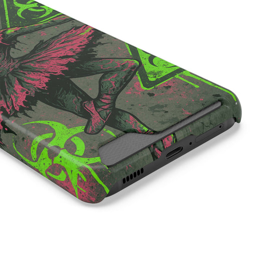 Biohazard Ballerina • Samsung Galaxy S22 • Tough Case with Card Holder • Wireless Friendly