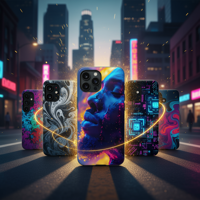 Black Hat Pixels Homepage Hero - iPhone & Samsung